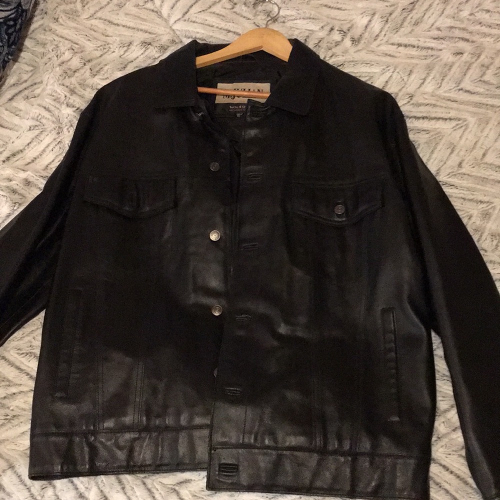 Men’s leather jacket